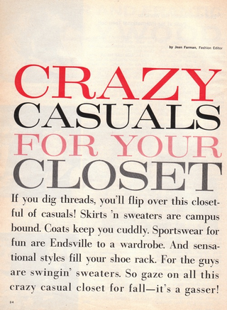 Illustration for article titled Hey, Crazy Cats, Let's Take A Way-Out Trip Through Teen Magazine, October 1960